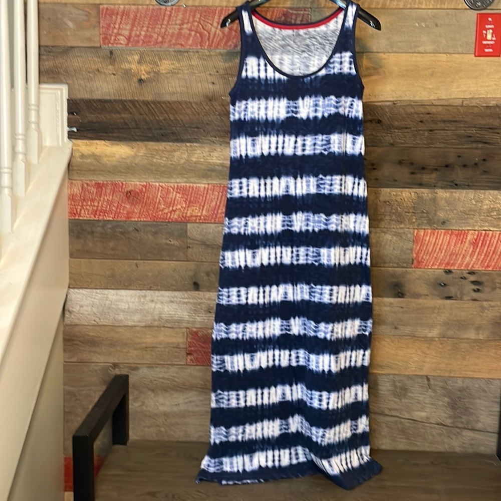 Eddie Bauer tie dye maxi tank dress